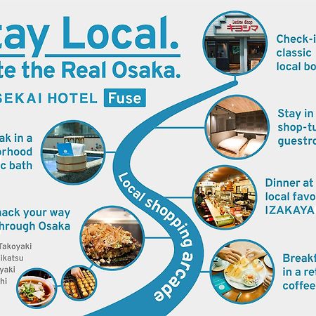 Sekai Hotel Deep Osaka Experience Yao Exteriör bild