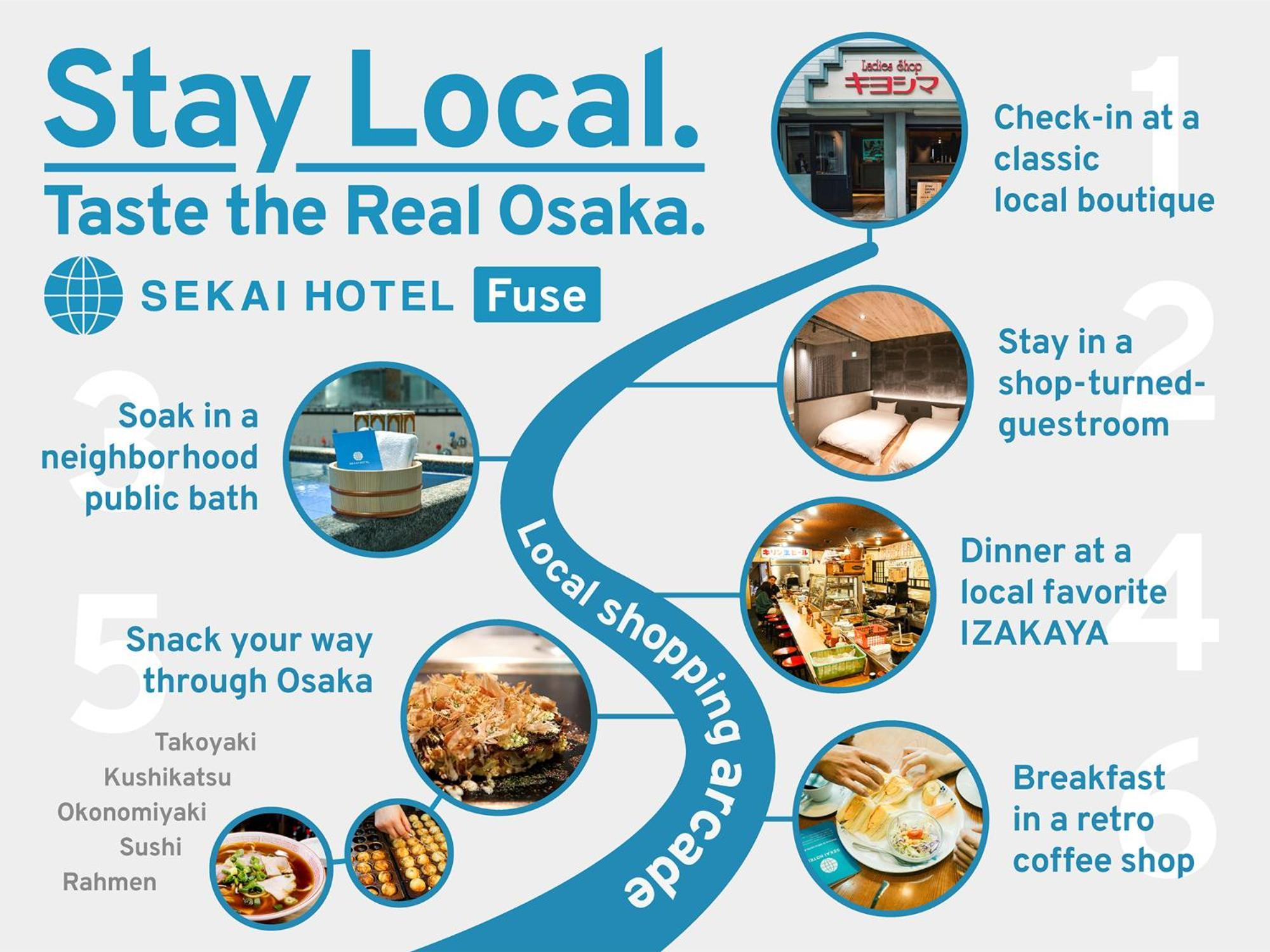Sekai Hotel Deep Osaka Experience Yao Exteriör bild